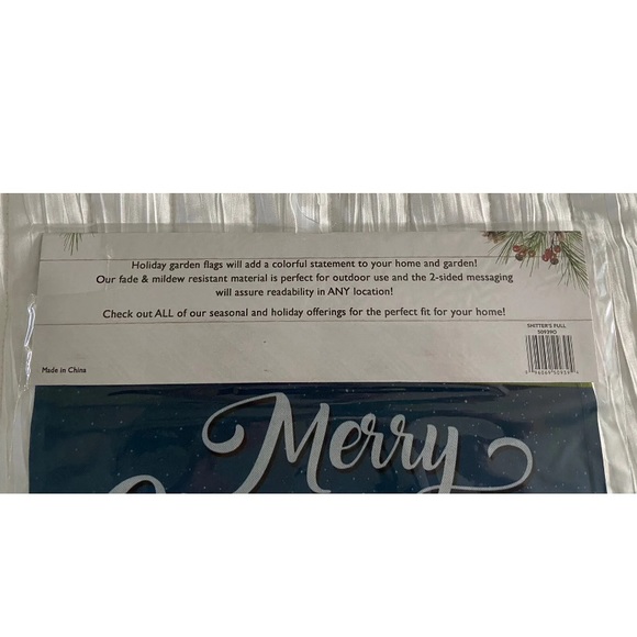 National Lampoons Christmas Vacation “Shitter’s Full" Garden Flag 13”W x 18”H - Picture 4 of 5